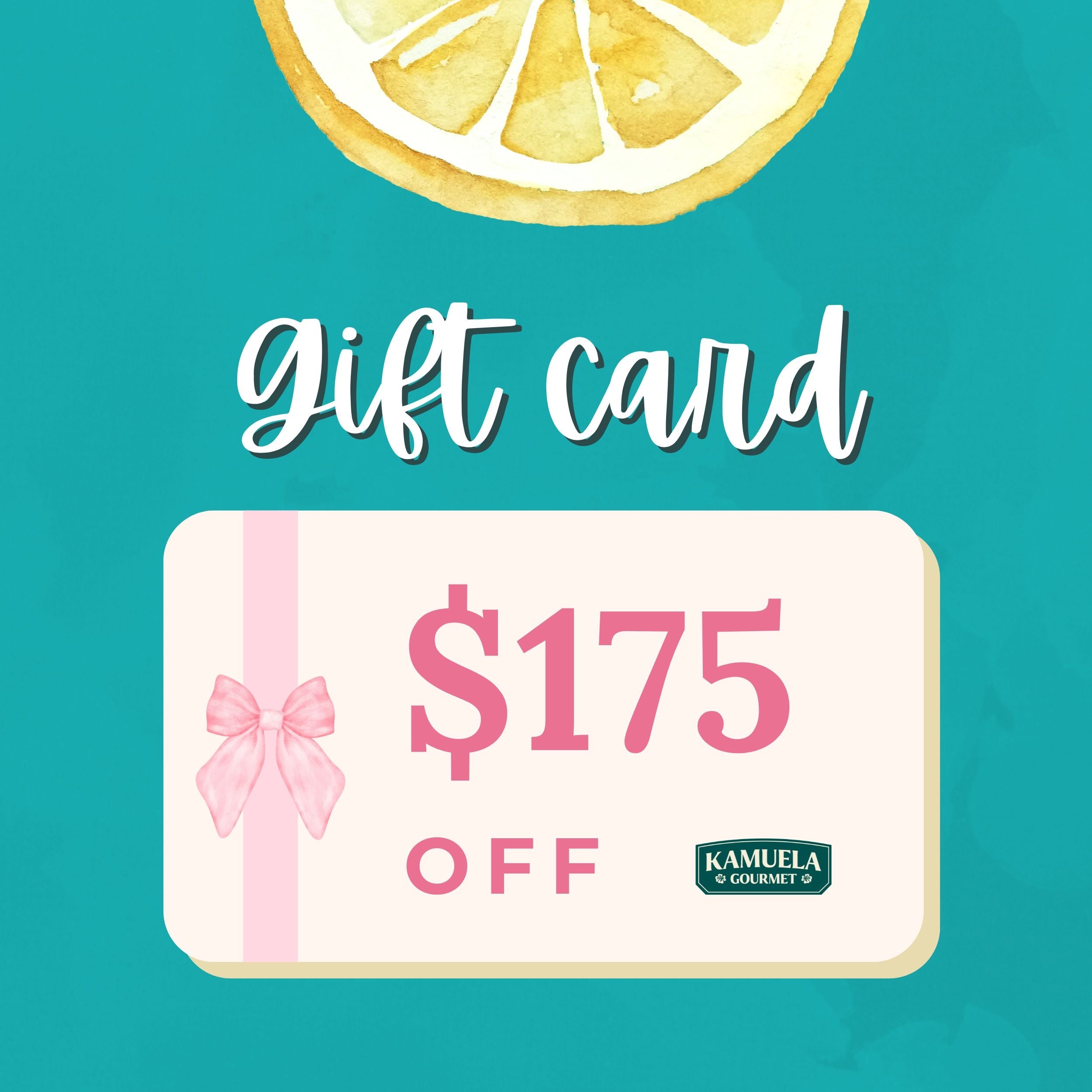 Kamuela Gourmet Gift Card