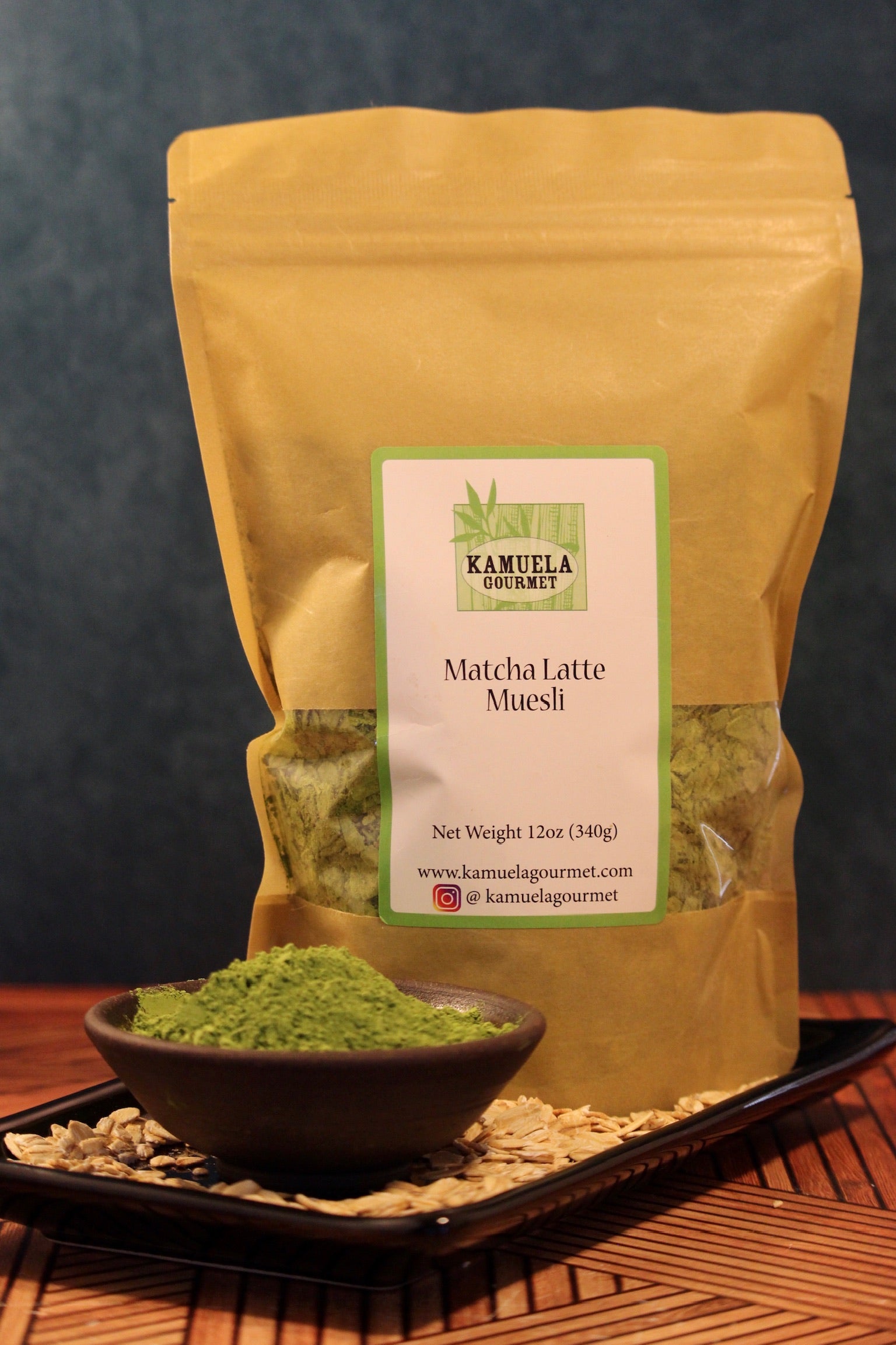 MATCHA LATTE MUESLI - 102oz (283G)