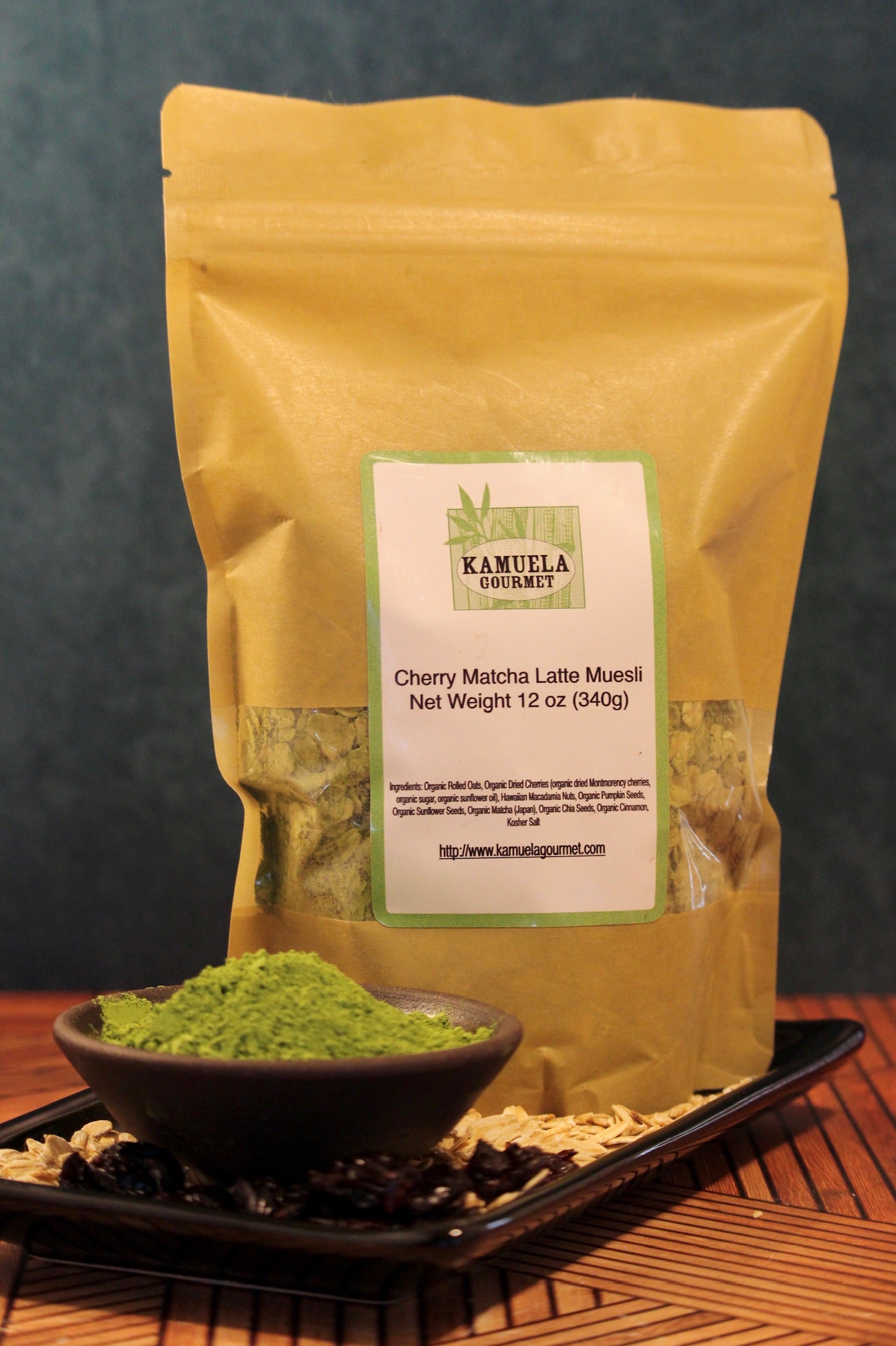 CHERRY MATCHA LATTE MUESLI - 10oz (283G)