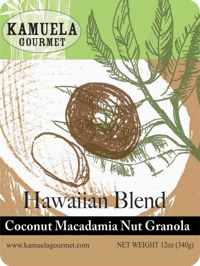 Hawaiian Blend Granola - Coconut Macadamia Nut, 10oz