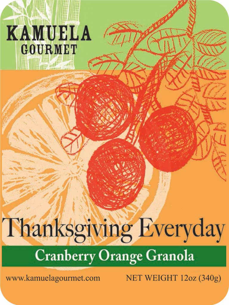 Thanksgiving Everyday Granola - Cranberry Orange, 10oz