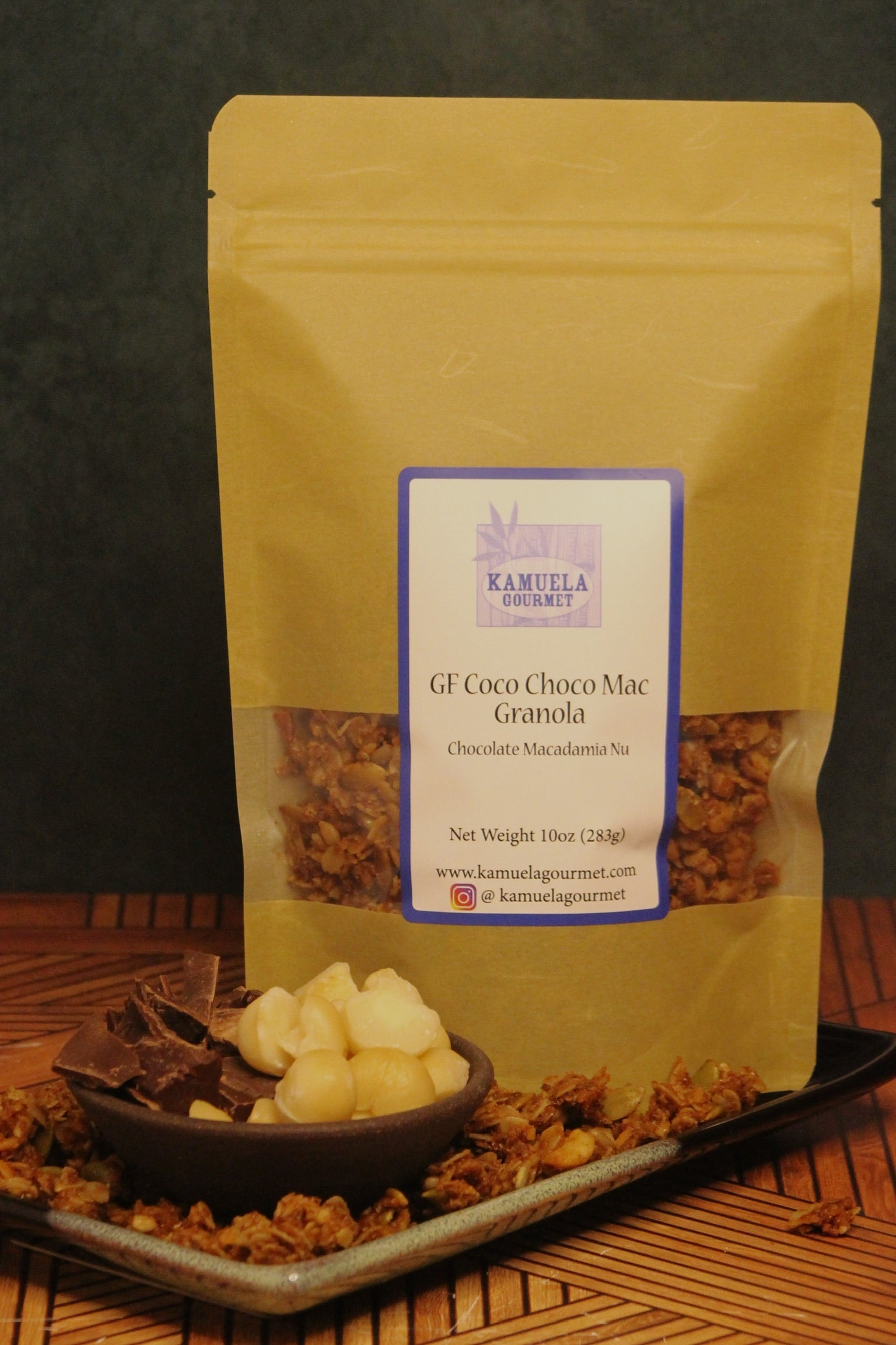 GF Chocolate Macadamia Nut Granola 10oz (283g)
