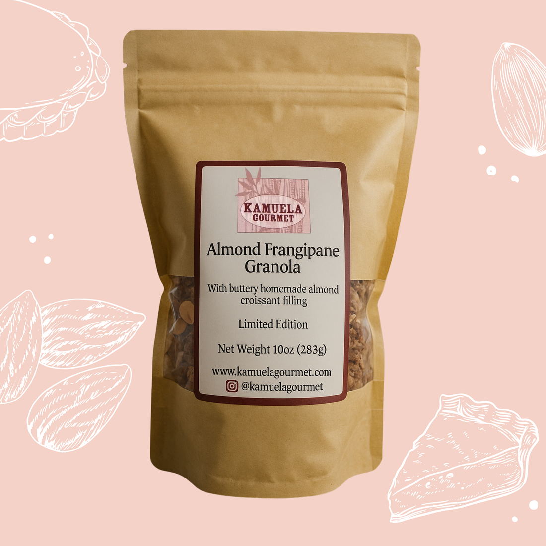 Almond Frangipane Granola, Limited Edition 10oz
