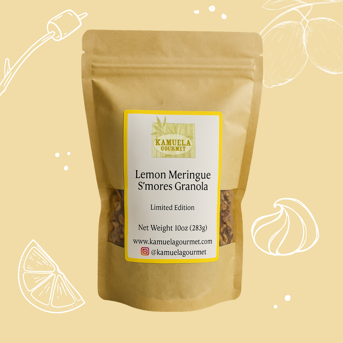 Lemon Meringue Sʻmores Granola, Limited Edition 10oz (283g)