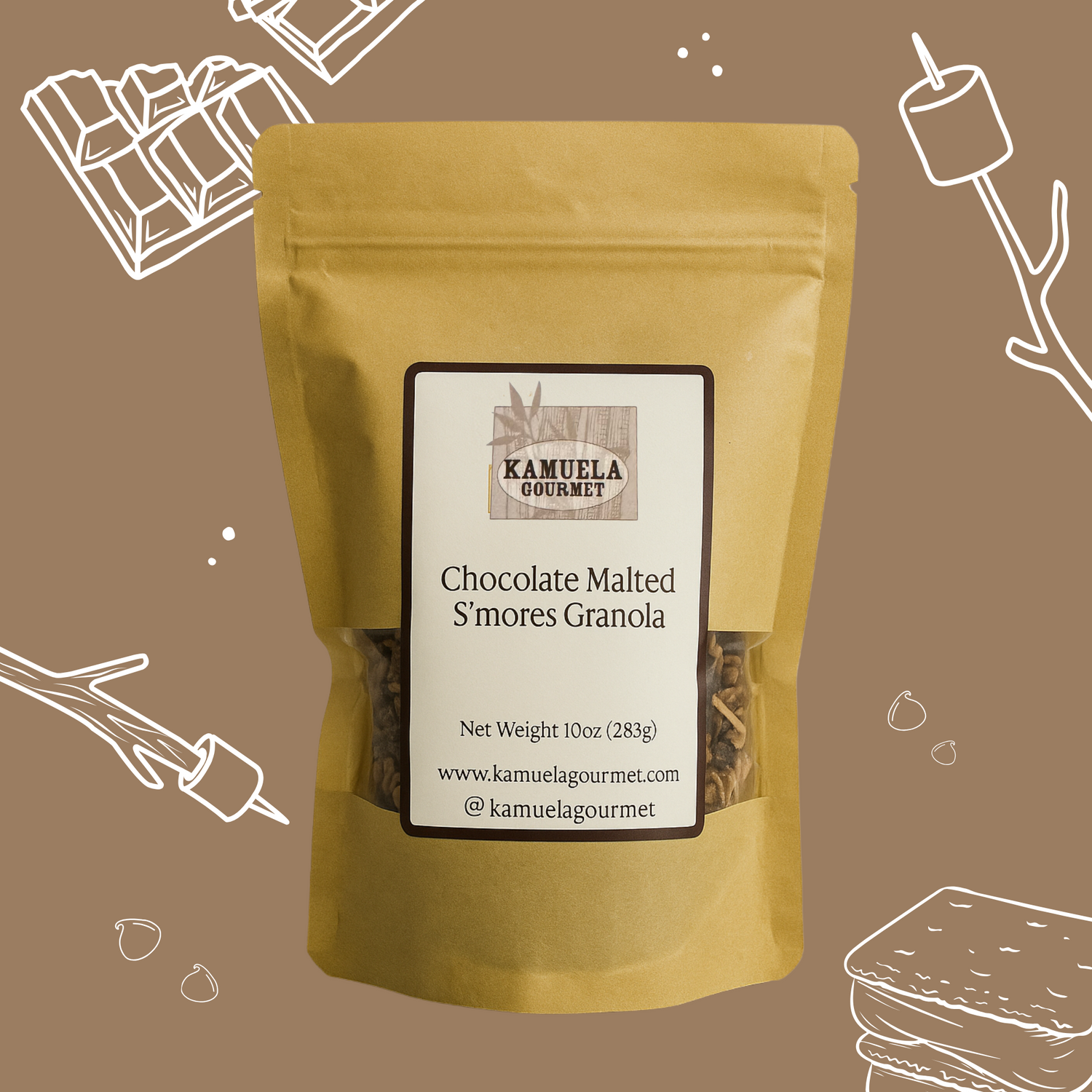 Chocolate Malted S’mores Granola, Limited Edition 10oz (283g)