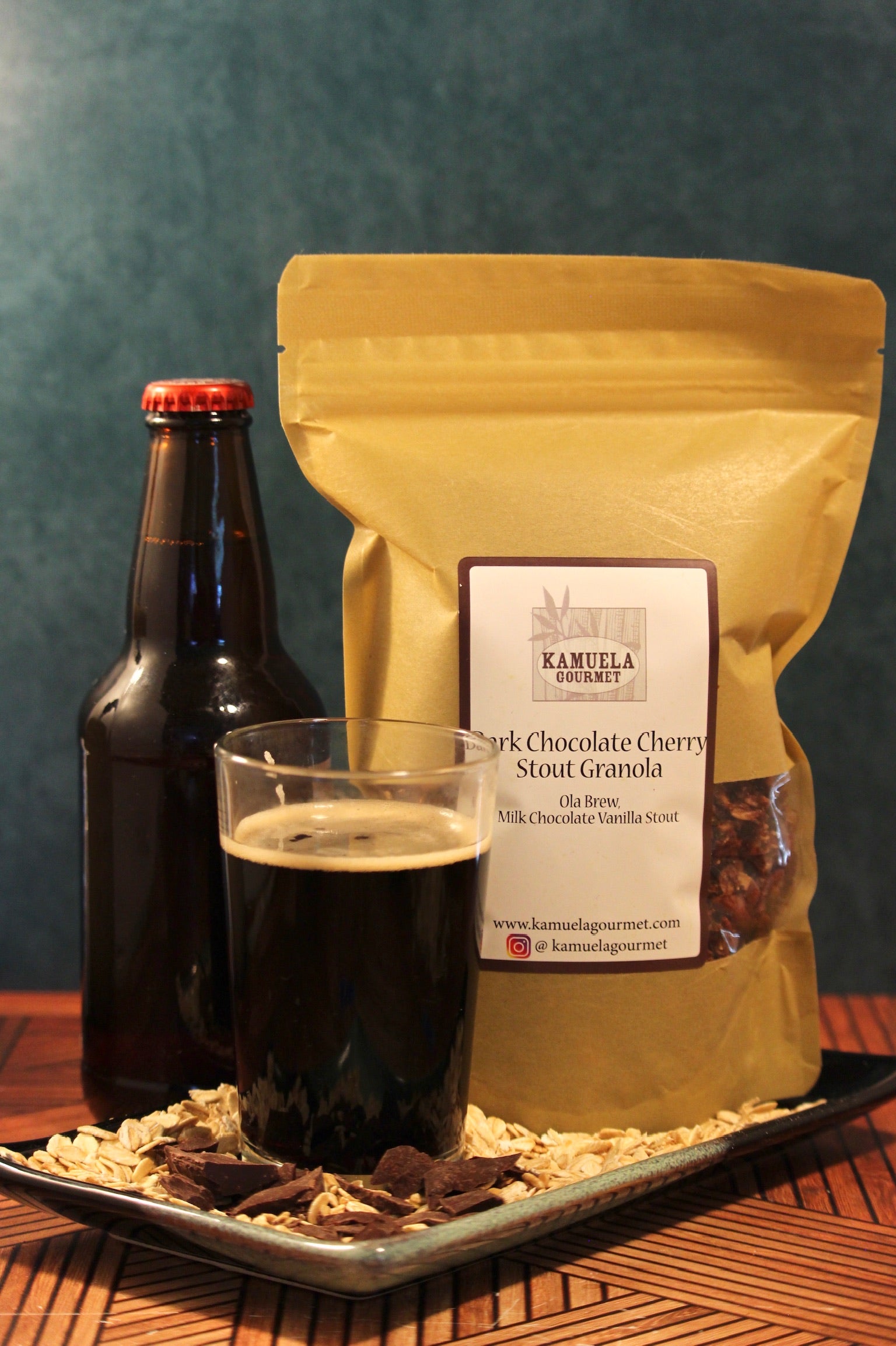 Dark Chocolate Cherry Stout Granola, 10oz