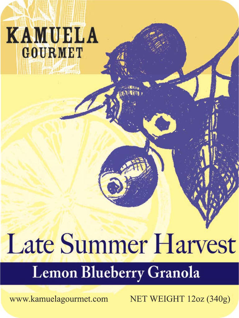 LATE SUMMER HARVEST GRANOLA - Lemon Blueberry 10 oz (283G)